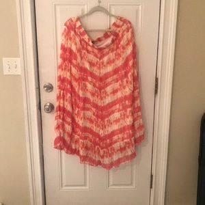 Dress barn crinkle maxi skirt 2x